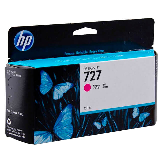 Cartucho de tinta HP 727A, Magenta 130ml original (B3P20A)